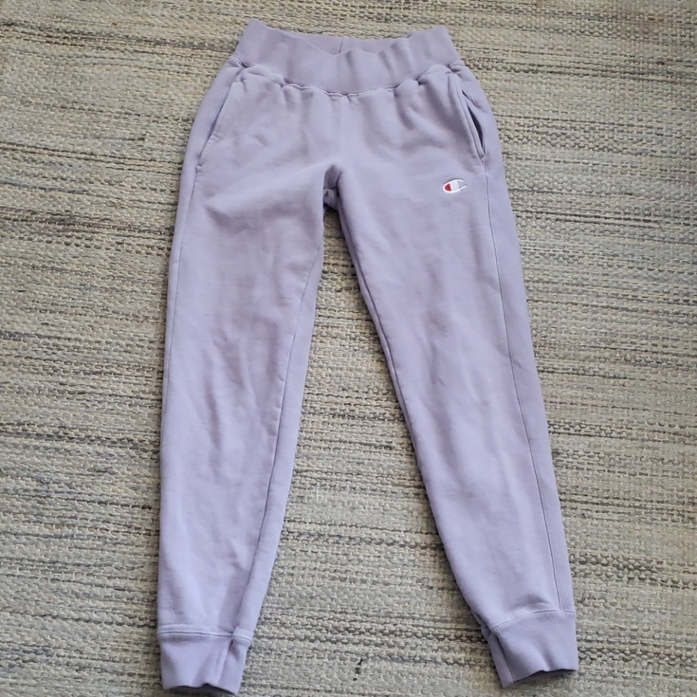 Champion lilac joggers size xs